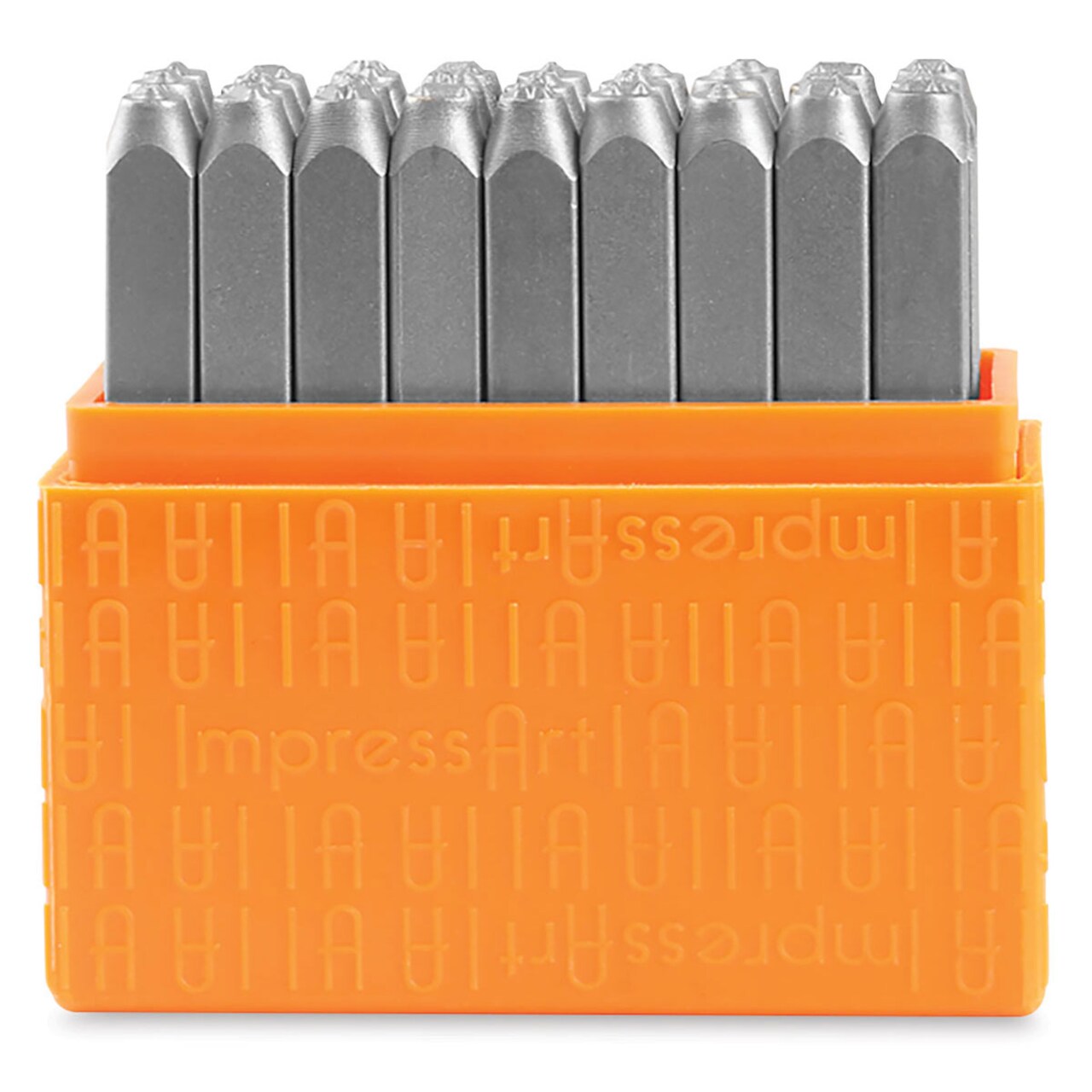 ImpressArt Letter and Number Stamp Set - Sans Serif, Lowercase Letters, Set of 27